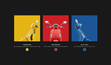 จะเป็นอย่างไรถ้าเปลี่ยนสกู๊ตเตอร์ VESPA เป็น PANTONE งานออกแบบ